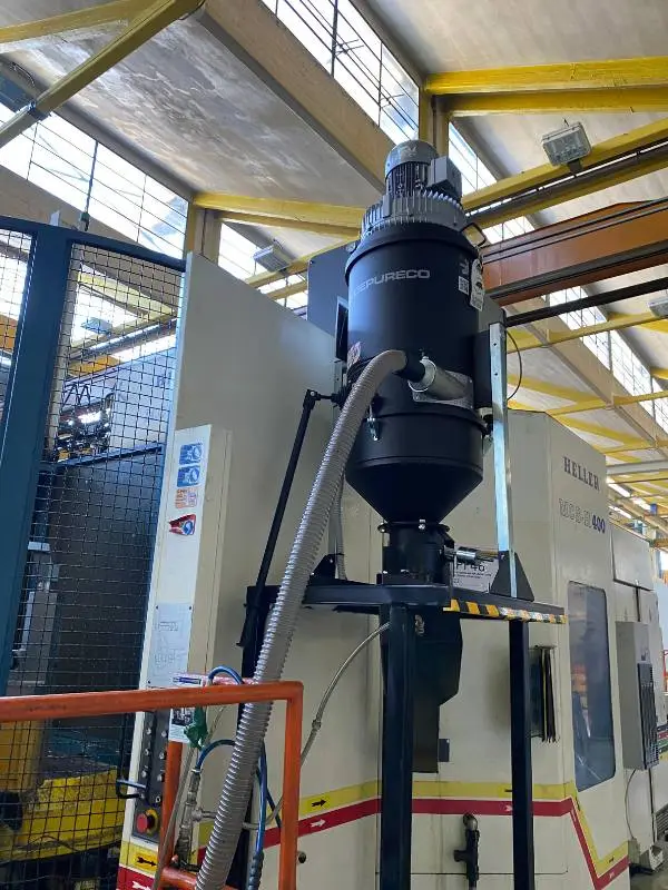 Example installation of a centralised vacuum system