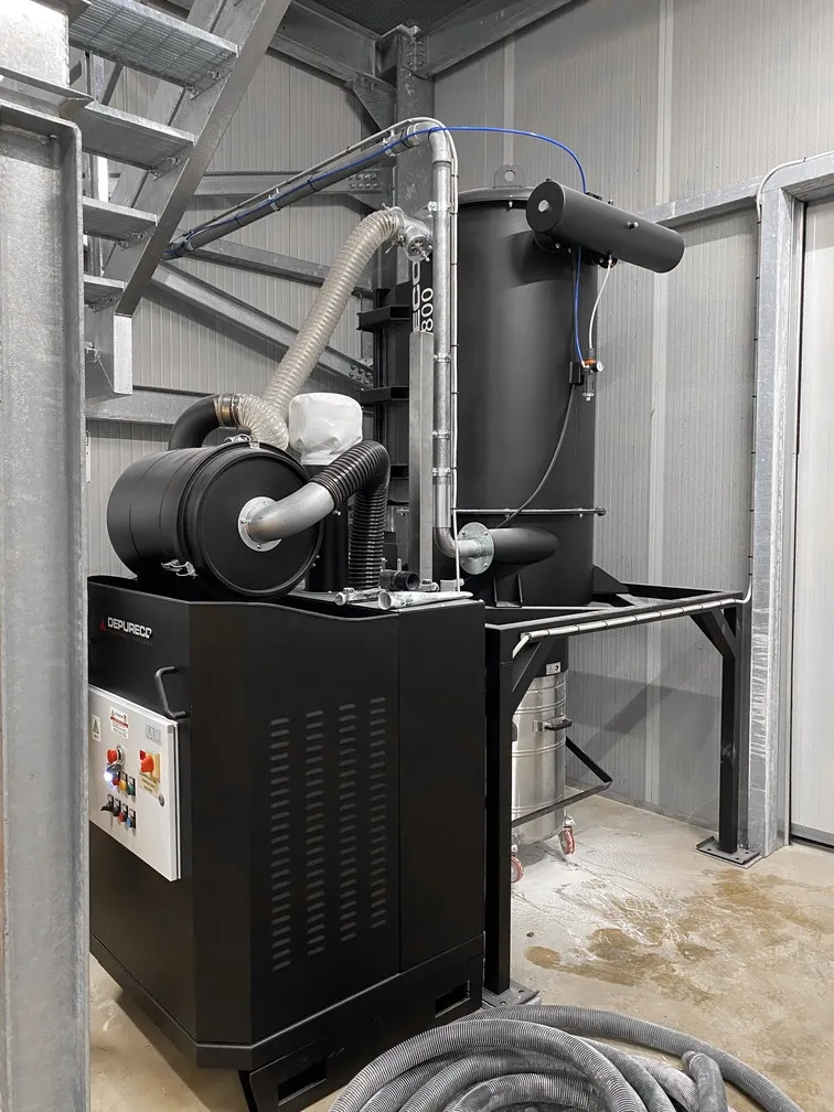 Example installation of a centralised vacuum system