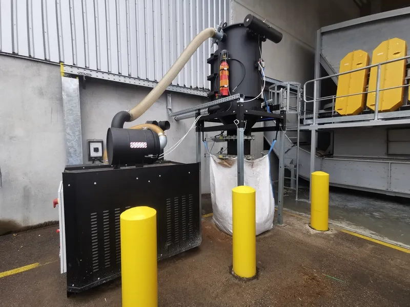 Example installation of a centralised vacuum system