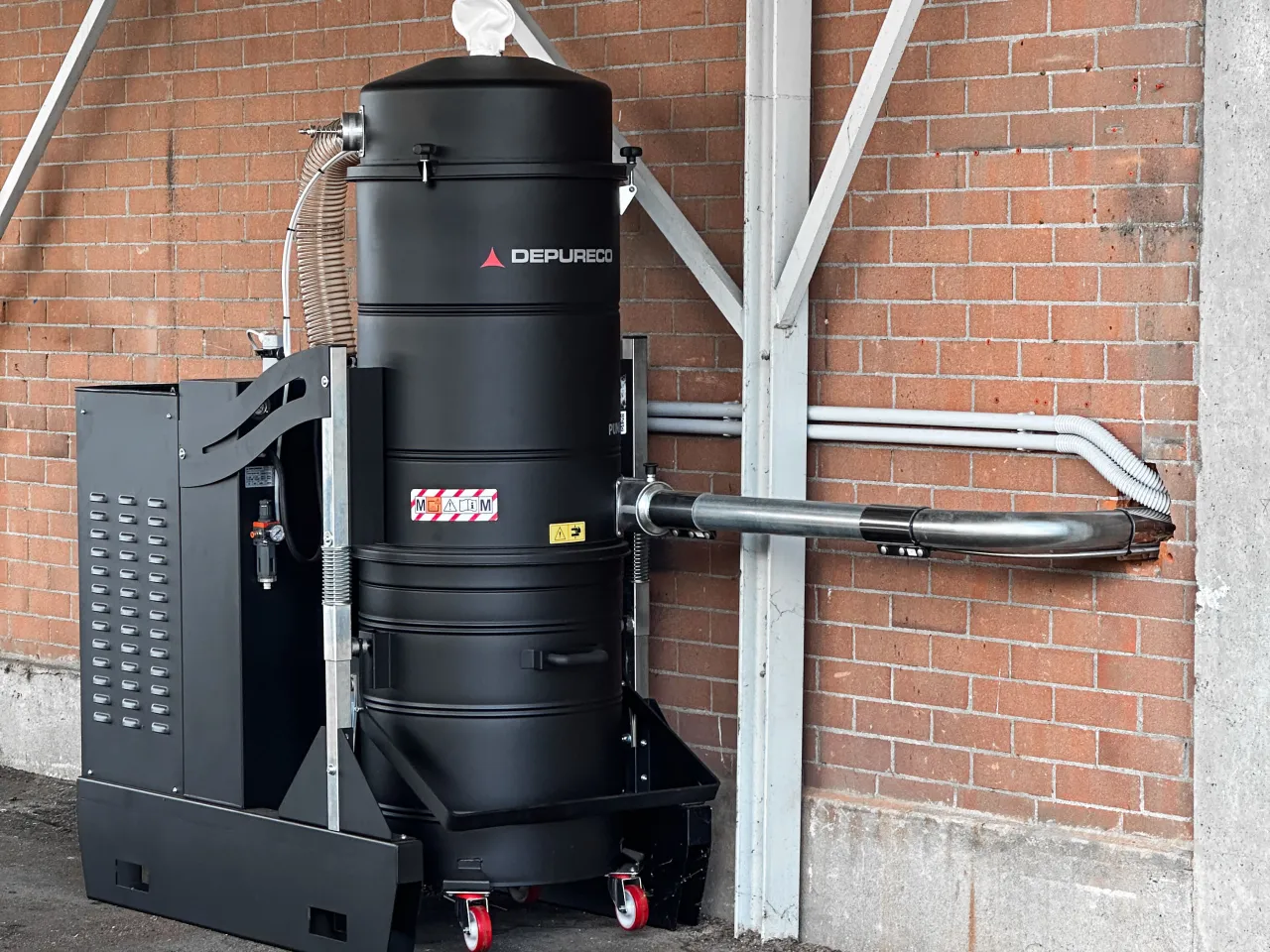 Example installation of a centralised vacuum system