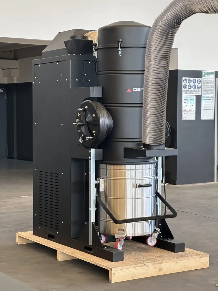 Example installation of a centralised vacuum system