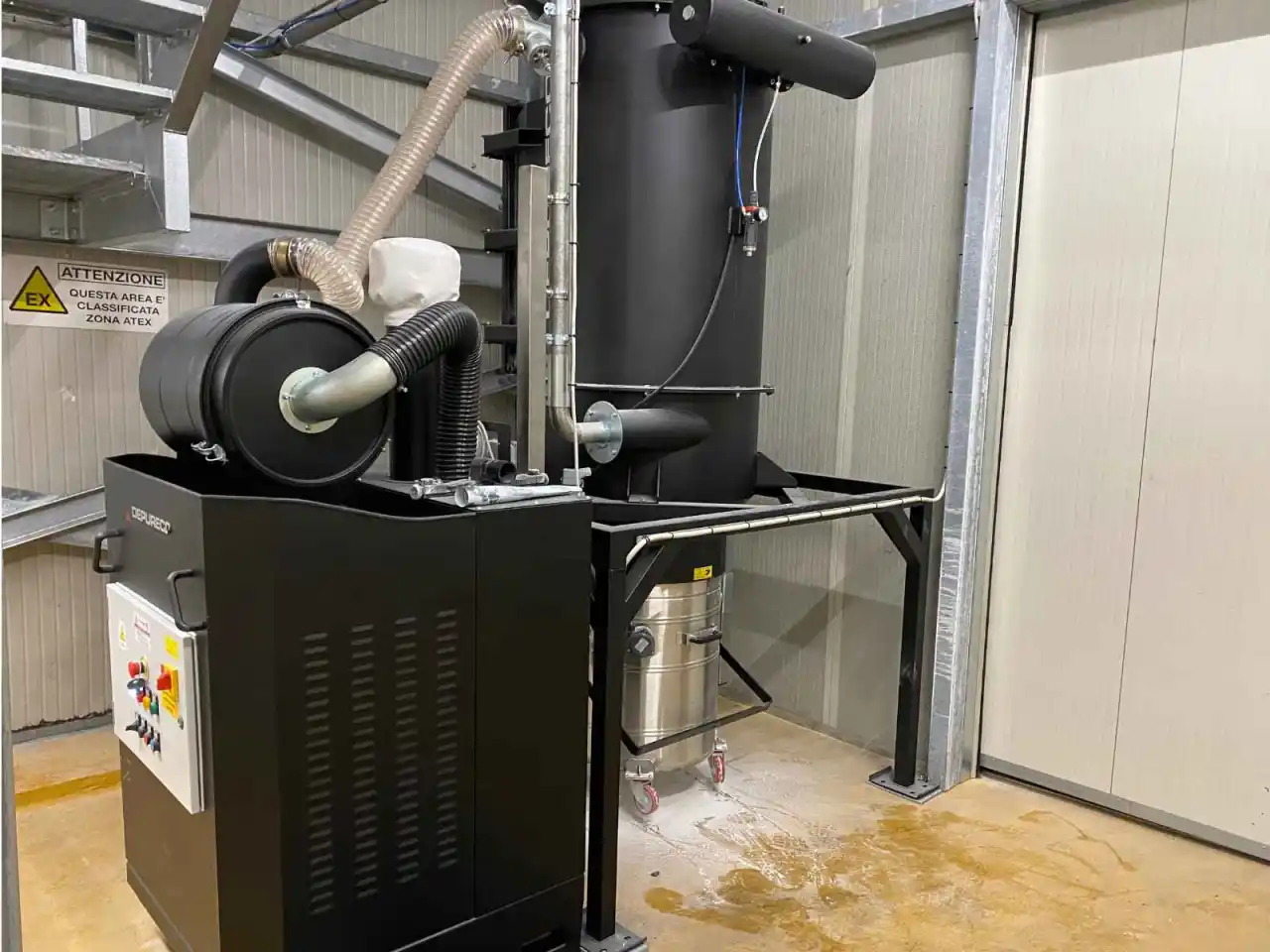 CVS pump station in a noise enclosure