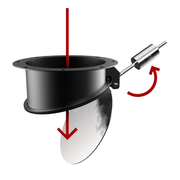 Counterbalanced flap, diameter 150 mm (P12390)