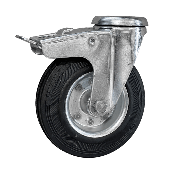 Wheel with brake