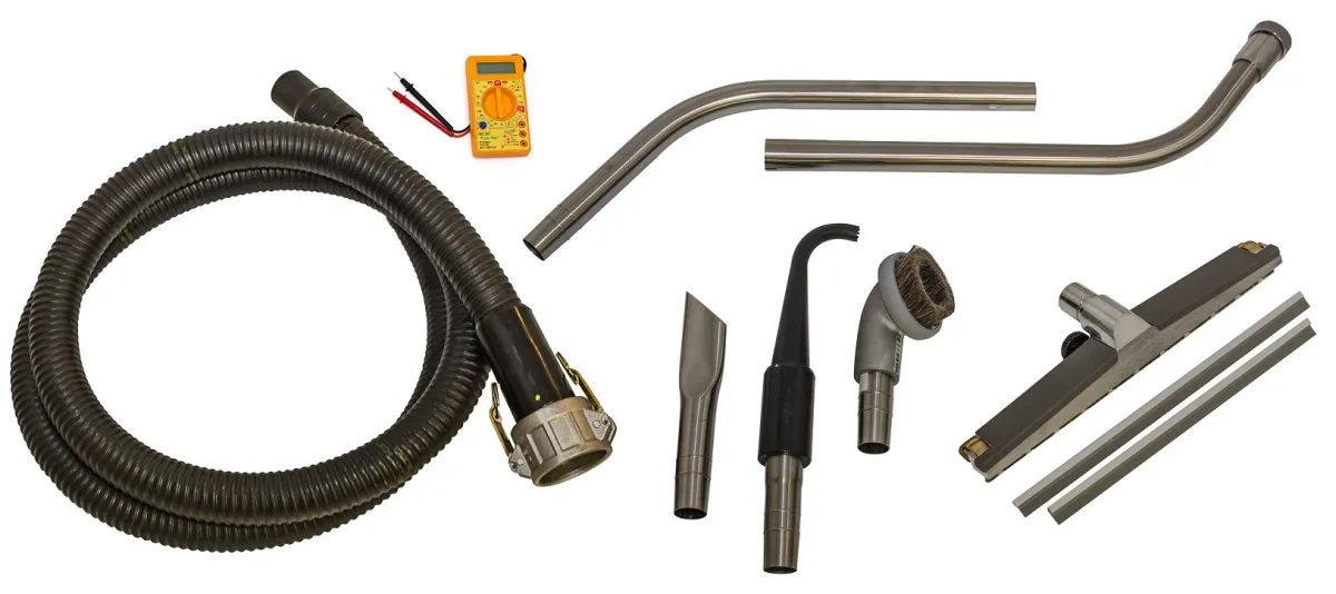 Zestaw akcesoriów Ø 38 mm rozpraszających ładunki elektrostatyczne do odkurzacza Tiger-Vac EXP1-10/15 (4W) RE