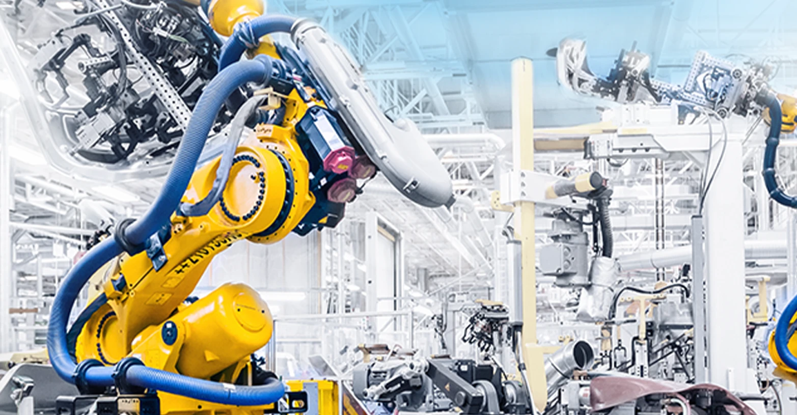 Robotter i industriel produktion med tekniske slanger