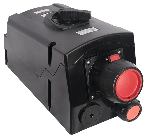 HARDO HSP1P stik, naerbillede af stiftgafler og BMC glasfiberhus