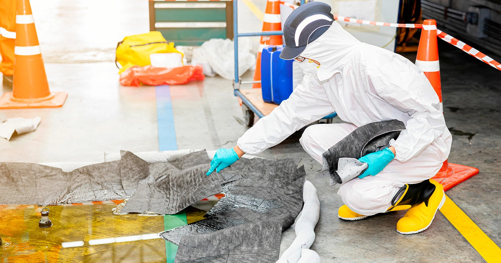 Opsamling af farlige v&aelig;sker