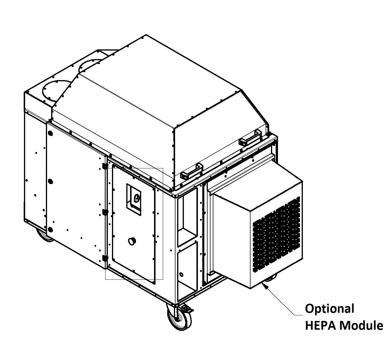 Optional HEPA H14 modul til CD-1200 EX
