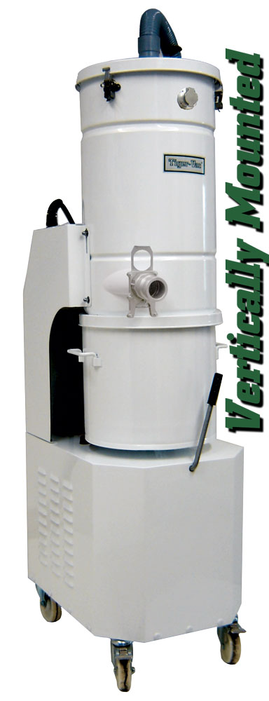 Tiger-Vac CD-2600 CR (MRP) cleanroom vacuum with TEFC motor