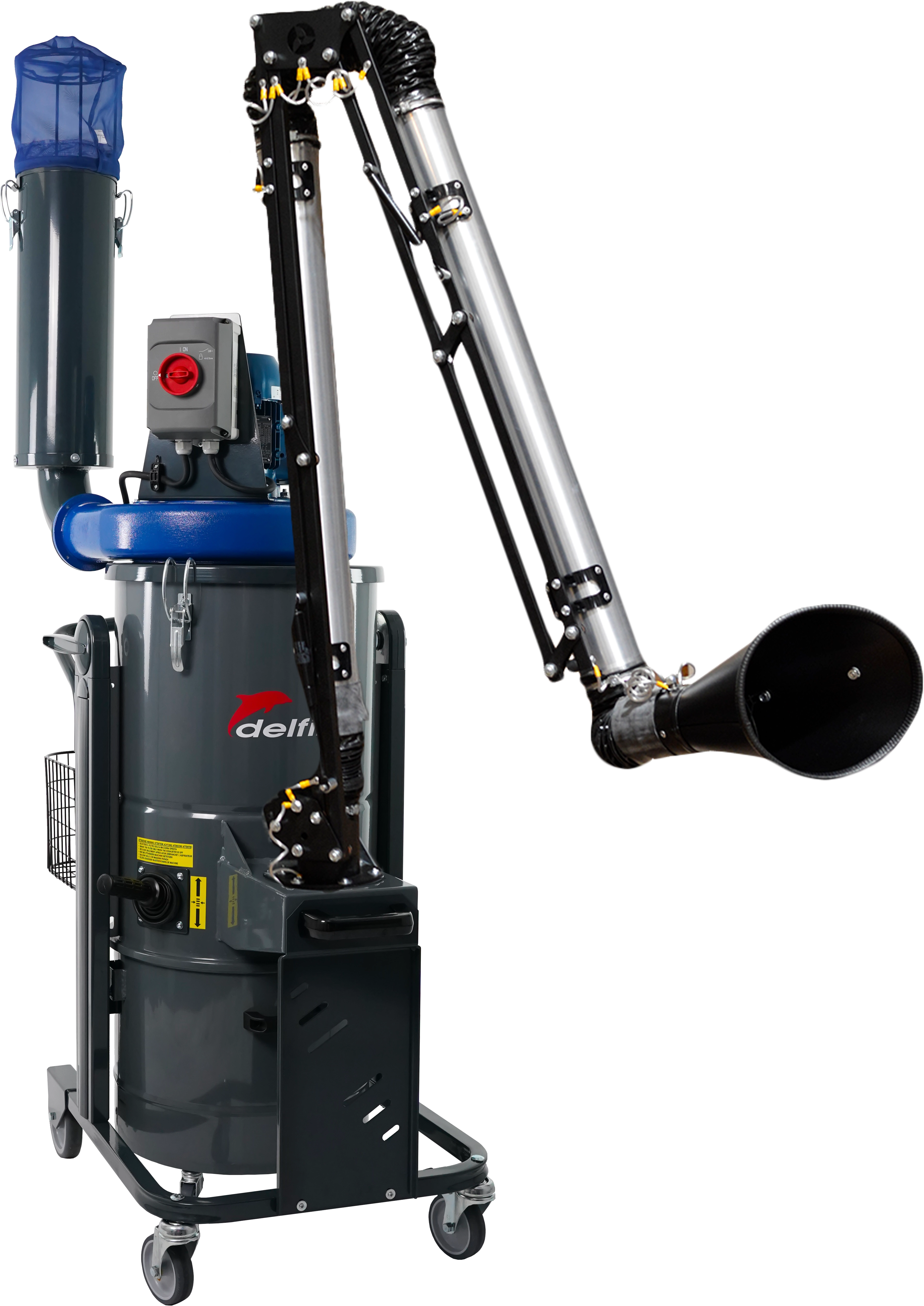Delfin ZFR EV AP 420 K07 compact dust collector for localised point extraction