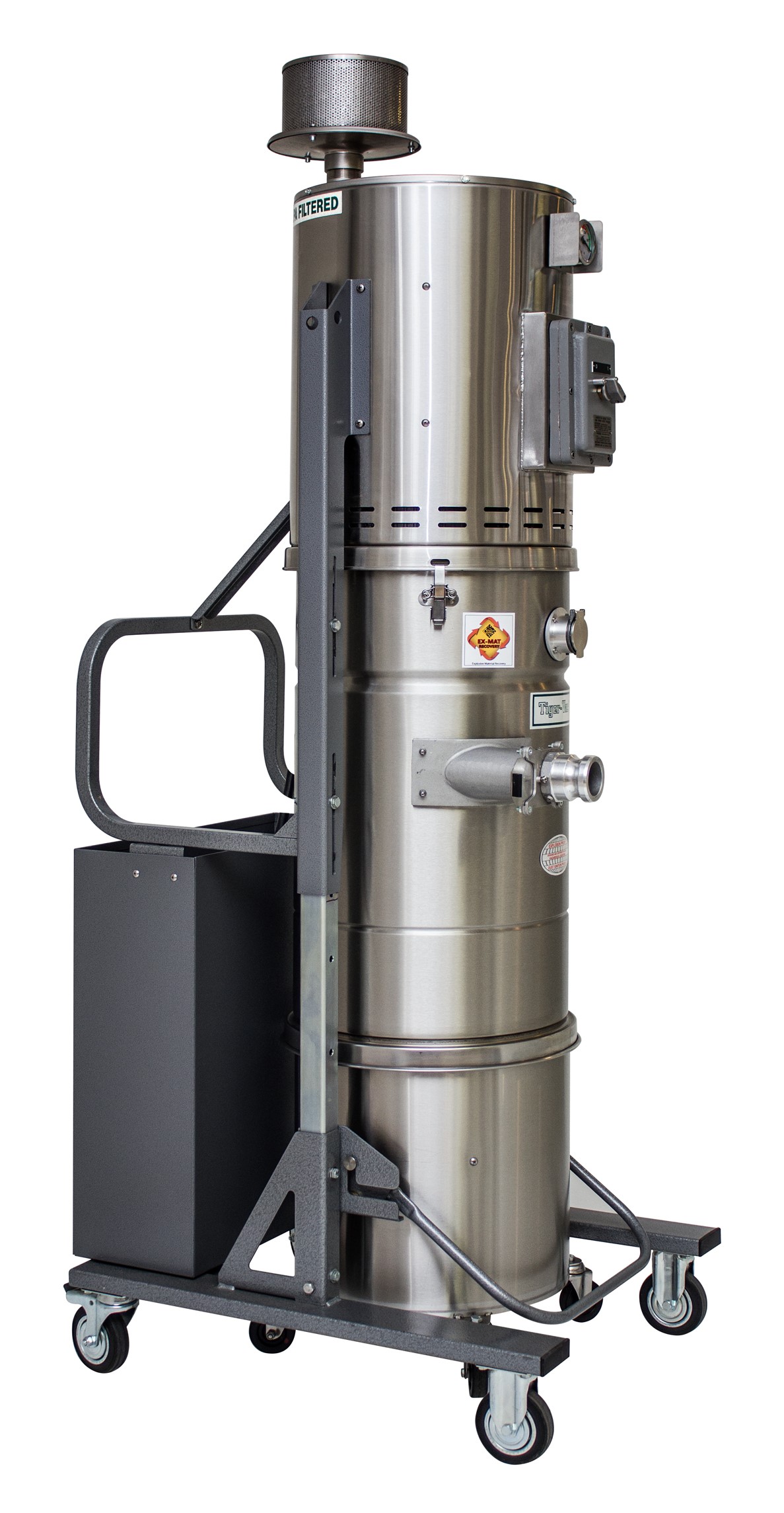 Tiger-Vac CD/EUR-36L EX DT (MRP) ULPA WITH SS CART &ndash; explosion proof ATEX vacuum