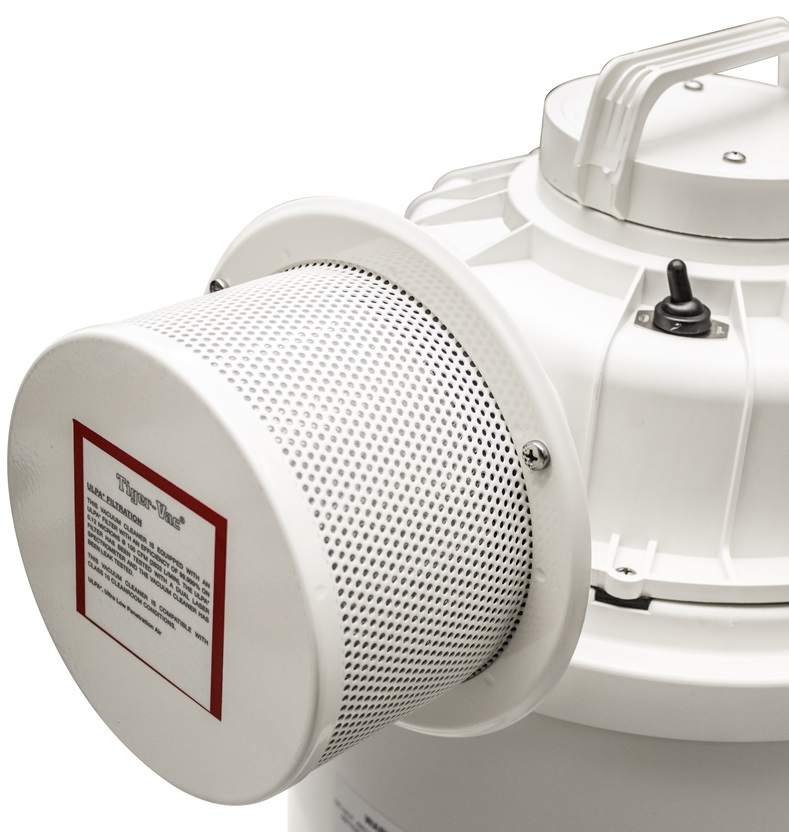 HEPA/ULPA filter housing for Tiger-Vac CR-1 ULPA, part no. 214860