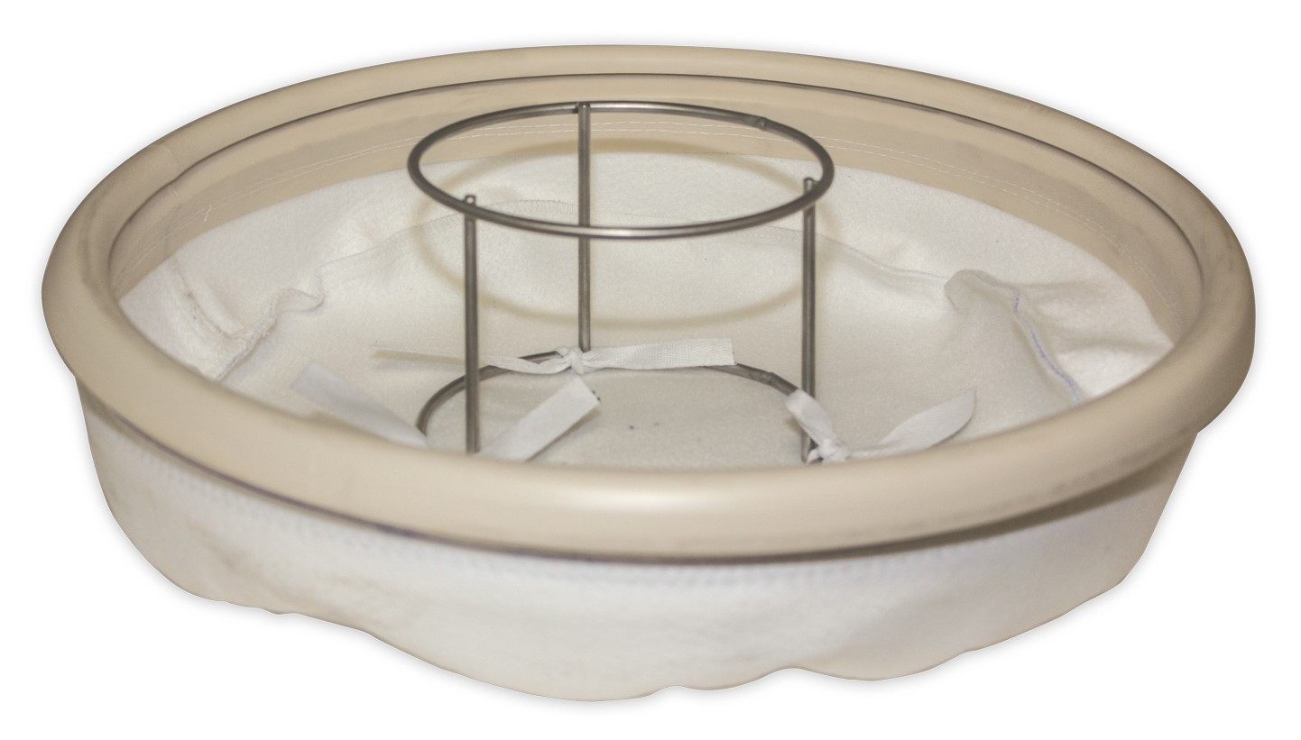 Polyester stoffilter og filterkurv til Tiger-Vac CR-1300D &mdash; inkluderet