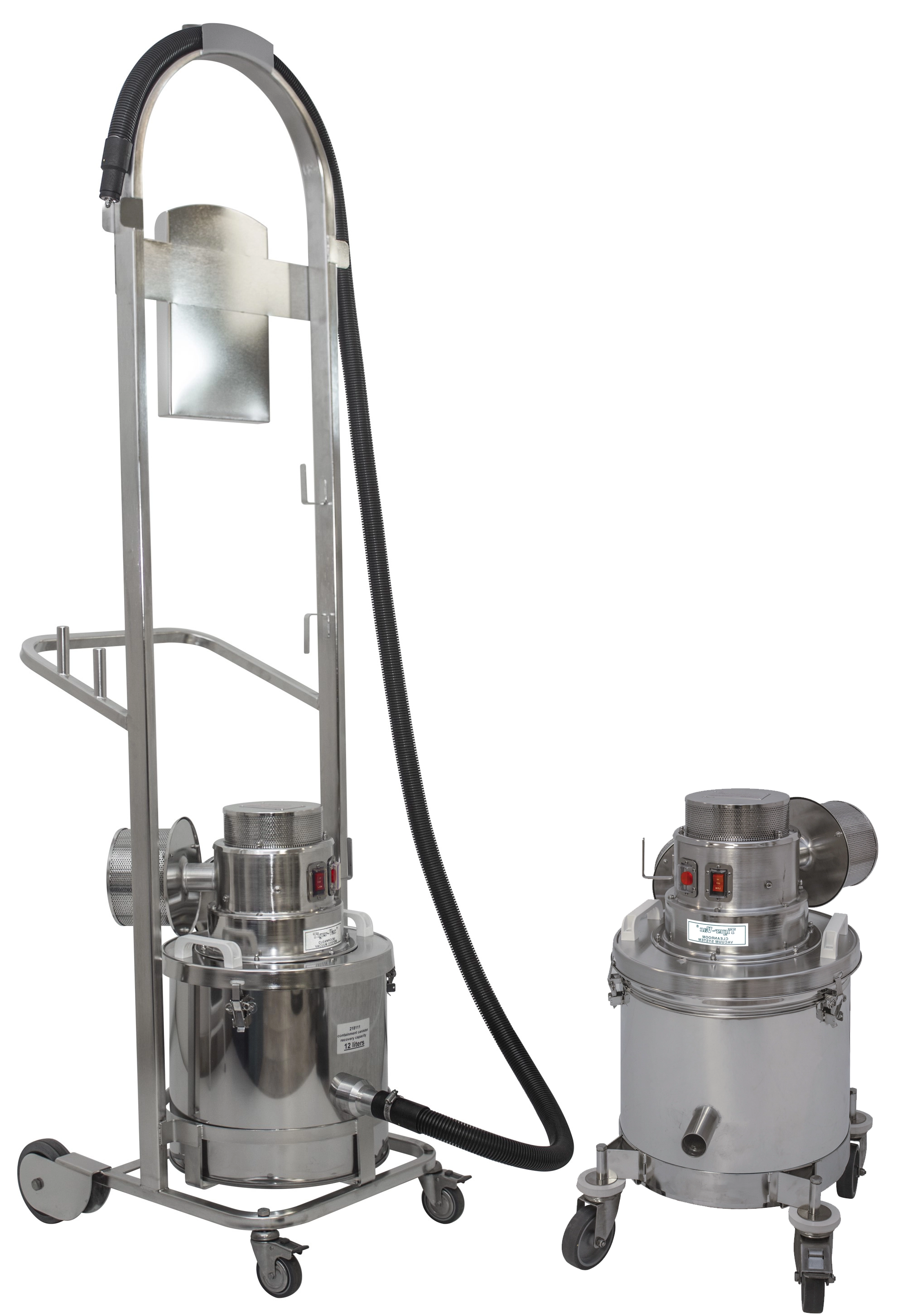 Tiger-Vac CWR-10 EX (CV) &mdash; two models with sealed single-use canister