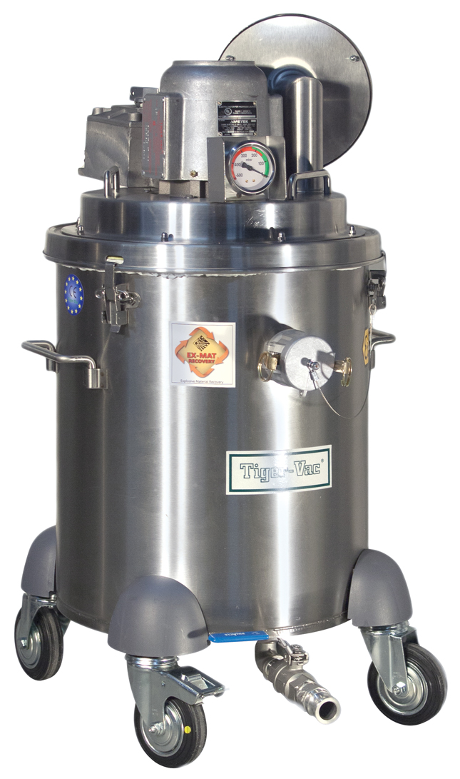 Tiger-Vac EXP1-10/15 (4W) RE &mdash; ATEX-certified wet and dry vacuum for cleanrooms