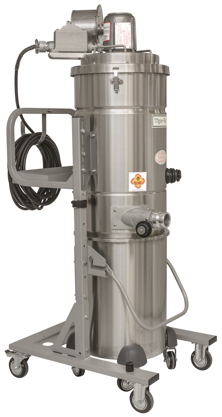 Tiger-Vac EXP1-55L DT EXTENDED (MFS) RE HEPA &mdash; eksplosionssikker ATEX-st&oslash;vsuger