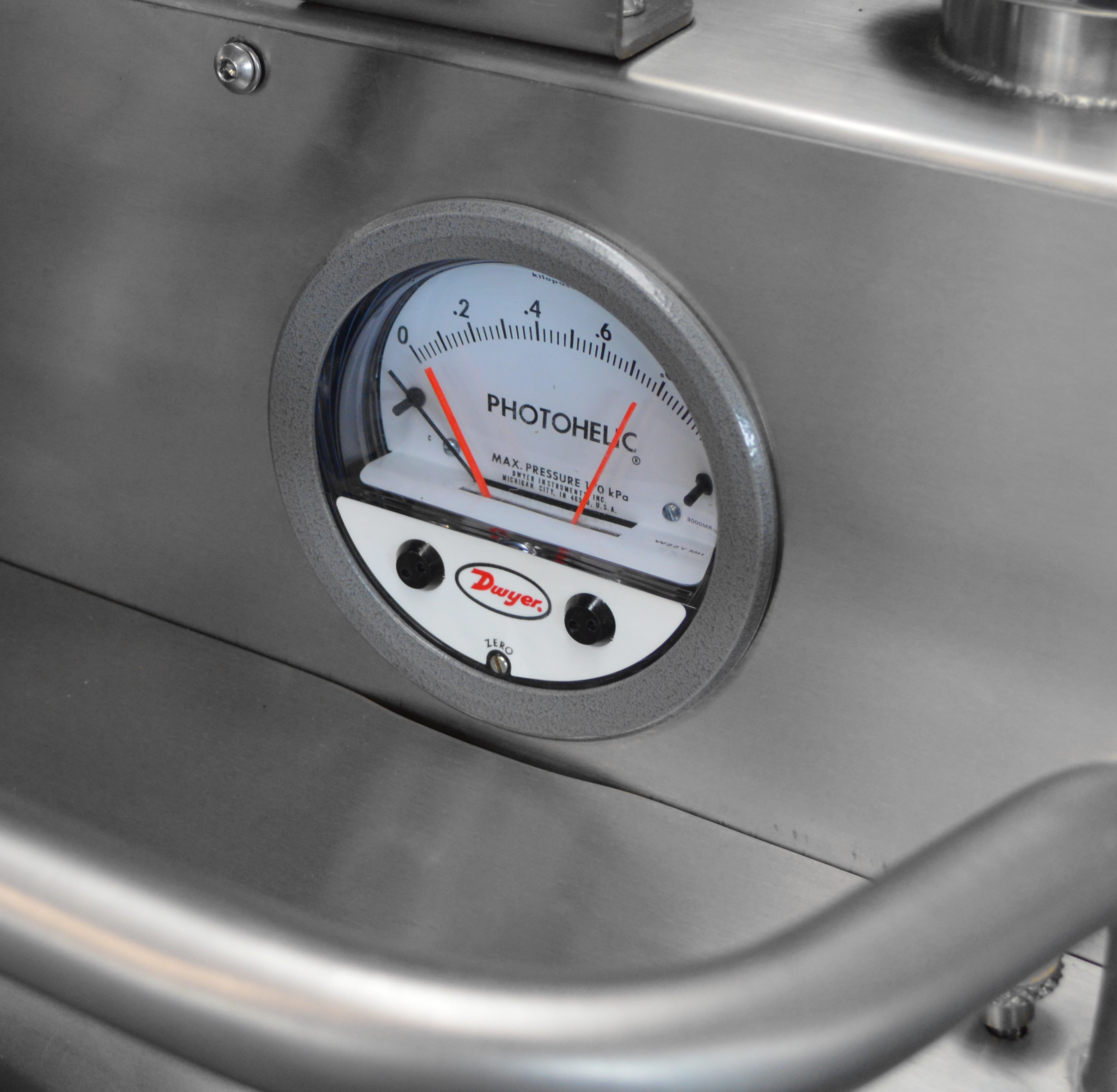 Photohelic filterindikator til Delfin PHARMA 40.40 DC