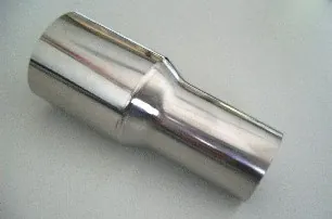 Reducer adapter for vacuum cleaner nozzles – AISI 304 stainless steel, Ø1 greater than Ø2