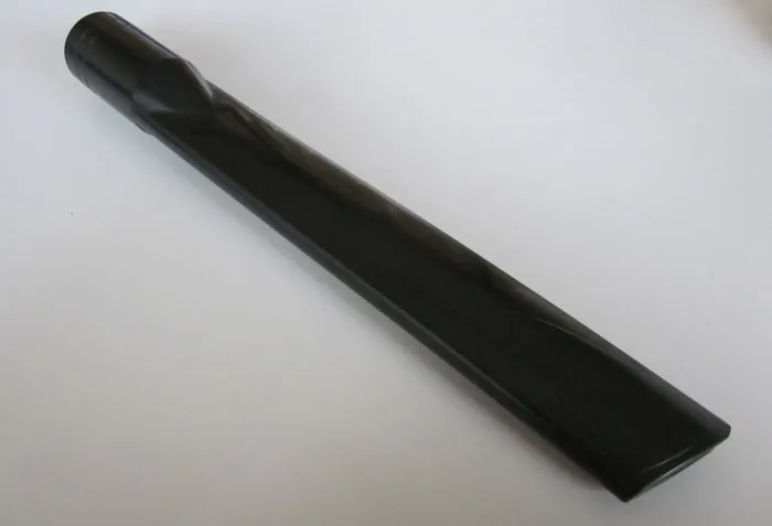 ABYSS langt fladt mundstykke i antistatisk sort MM019NN NBR compound til ATEX Zone 21 og Zone 22 – 430 mm, &Oslash;38–&Oslash;50 mm