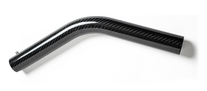 135-degree carbon fibre bend for the CleanUp system