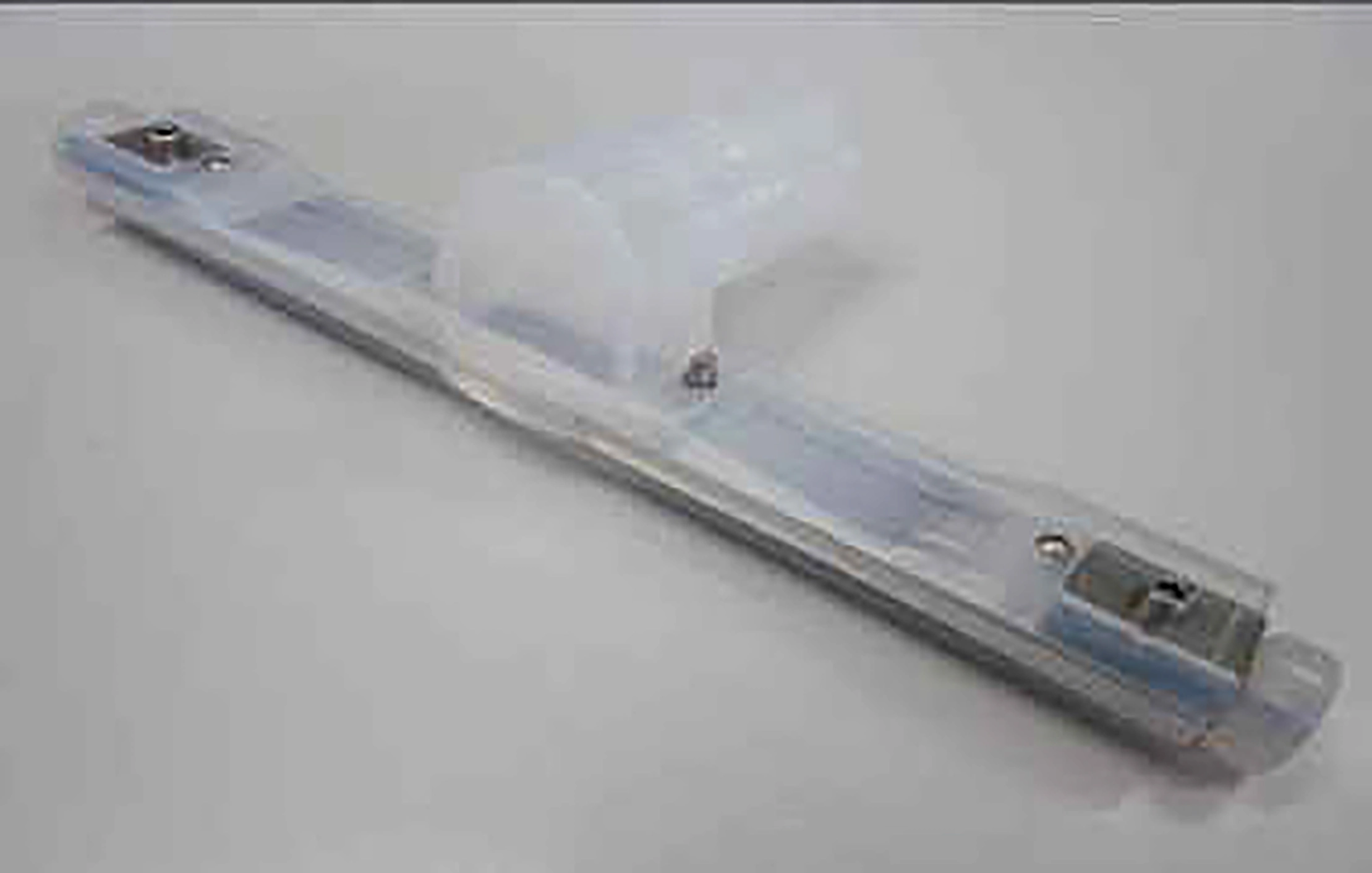 ICEBERG Food/Pharma gulvmundstykke med swivel connector i transparent silikone og rustfrit st&aring;l til f&oslash;devare- og pharmaomr&aring;der &ndash; 400 mm bredde, 360 graders rotation