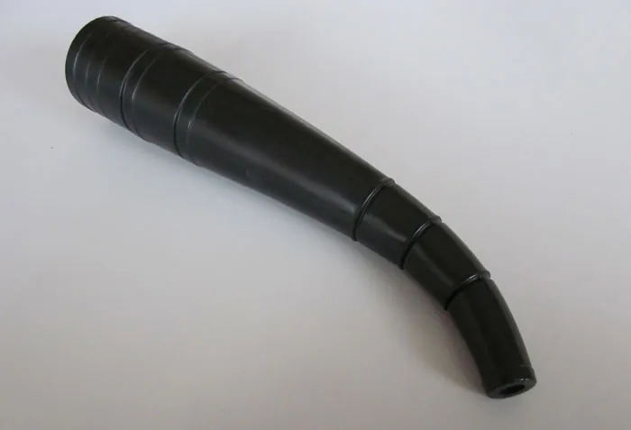 Sort antistatisk PREDATOR buet suger&oslash;r i MM019NN NBR compound til ATEX Zone 21 og Zone 22 &ndash; &Oslash;50 mm