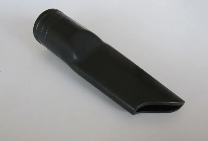 SHARK skr&aring;mundstykke i antistatisk sort MM019NN NBR compound til ATEX Zone 21 og Zone 22 – 45&deg; sk&aelig;ring, 190 mm, &Oslash;38–&Oslash;44 mm
