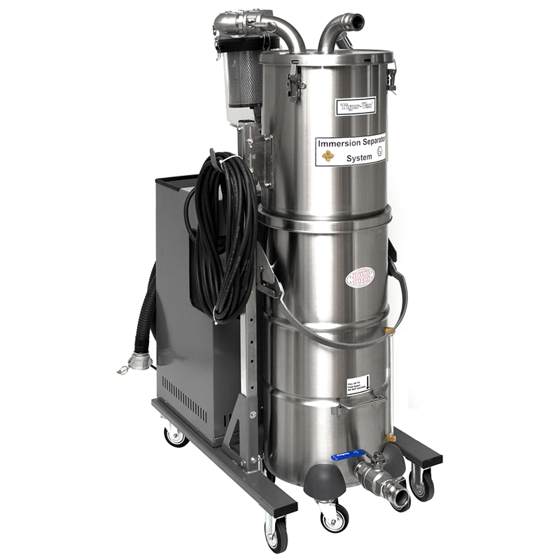 Tiger-Vac CD-IT (85 L) EX (CFE) HEPA INERT 1/2D – ATEX-certificeret væskebadsstøvsuger til reaktivt og ledende støv med CFE-filter og H14 HEPA.