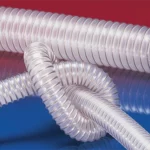 fleksibel transparent antistatisk PUR-slange til industri og ATEX-zoner