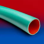 NORRES NORPLAST® PUR 387 ANTIABRASIVO AS med rød inderside og grøn yderside.