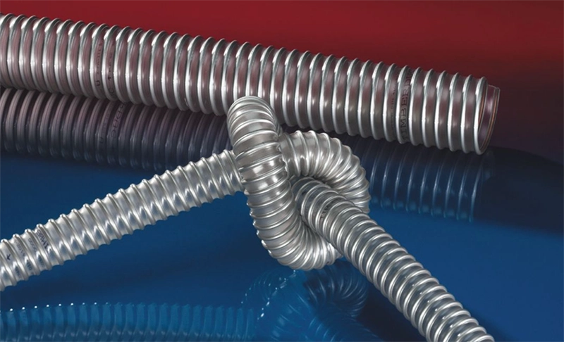 NORRES TIMBERDUC® PUR 533 AS (MD) i transparent/sølv udførelse – høj fleksibilitet og slidstyrke.