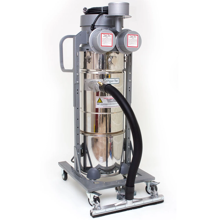 4D-35L EX DT MRP HEPA med frontmonteret gulvmundstykke til tør støvopsamling.