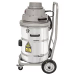 Produktfoto: Tiger-Vac C-10 EX (2+2W) – ATEX Zone 20/22 støvsuger med fire HEPA H14-filtre og 38 L rustfri beholder.