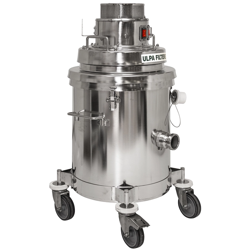 Tiger-Vac C-10 EX (4W) STAINLESS STEEL ULPA – ATEX 1/3D renrumsstøvsuger i rustfrit stål med ULPA U15 filtrering og 19 L autoklaverbar tank.