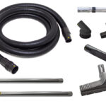 Tiger-Vac C-10 EX (4W) EU – ESD-sikkert ATEX-tilbehørssæt med slanger, rør og mundstykker.