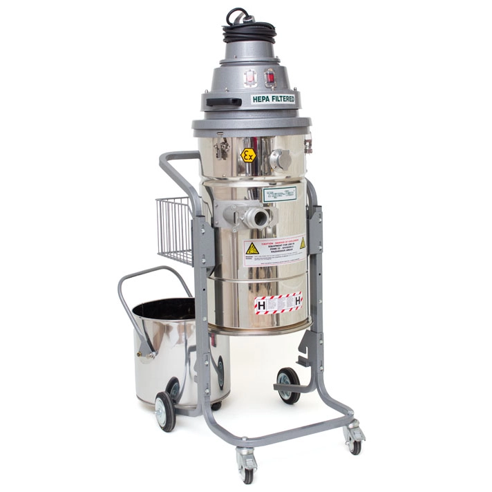 Tiger-Vac C-35L EX DT (MRP) ATEX 1/3D industristøvsuger med aftagelig opsamlingsbeholder og MRP-filtersystem