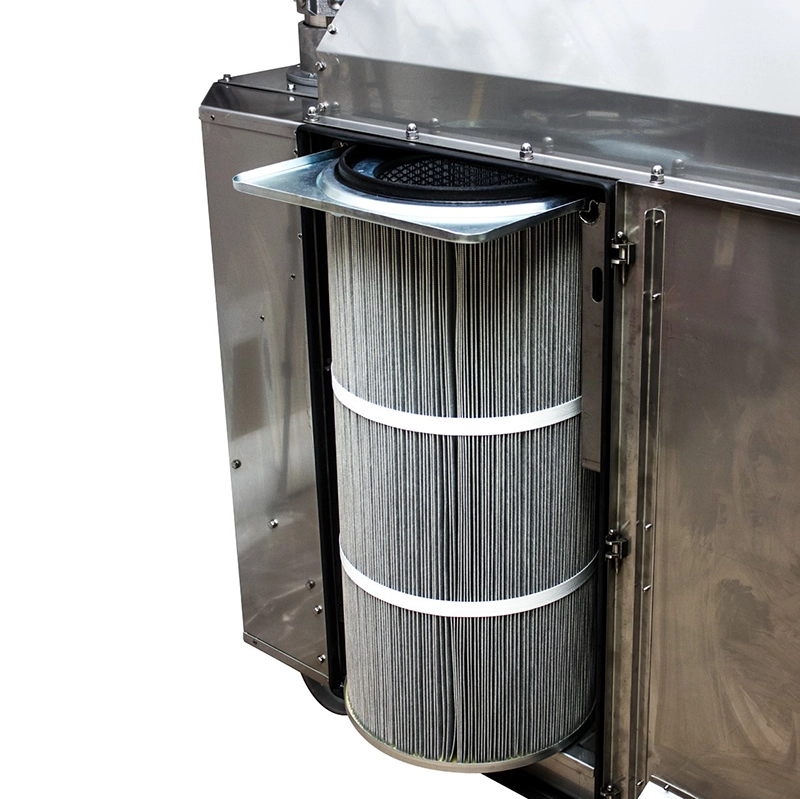 Ledende filterpatron med Reverse Purge rensning.