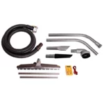 ESD-sikkert tilbehørssæt til Tiger-Vac CD-230V EX CFB HEPA med slange, børster og mundstykker.