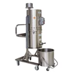 – Tiger-Vac CD/EUR-36L EX DT (MFS) ULPA-variant med afmonteret opsamlingstank, som illustrerer den vertikale EX-konstruktion.