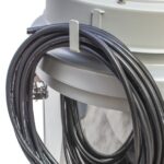 Tiger-Vac C-10 EX (4W) EU – kabelholder på motortoppen til sikker opbevaring af strømkabel.