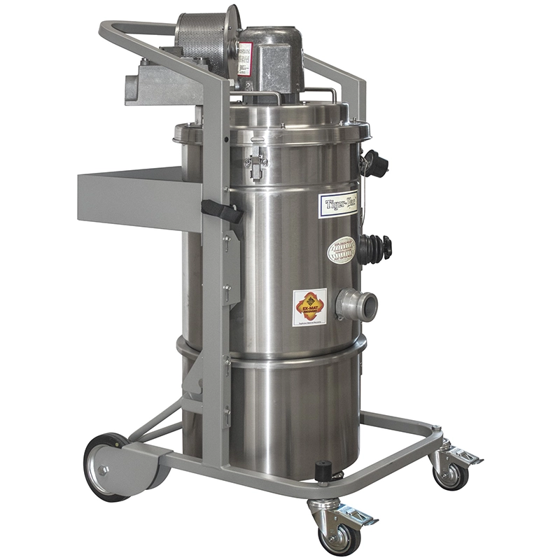 Tiger-Vac EXP1-20L (DT) RE HEPA (MFS) – ATEX 2GD industristøvsuger i rustfrit stål til pharma og cleanroom.