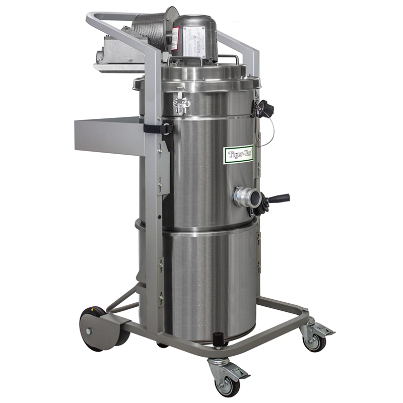 TIGER-Vac EXP1-35L (DT) RE HEPA (MFS) – ATEX 2GD industristøvsuger i rustfrit stål til pharma og cleanrooms.