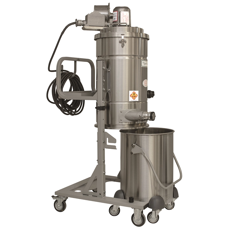 Tiger-Vac EXP1-55L DT EXTENDED – ATEX 2GD støvsuger med 55 L aftagelig tank og EXTENDED filterkammer.