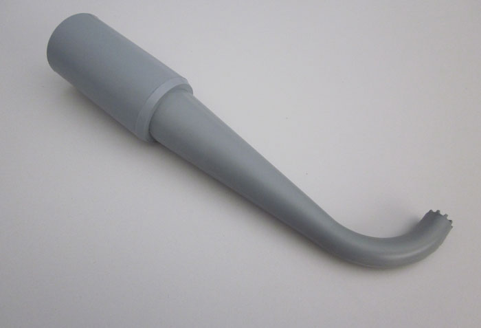 Gråt buet ALIEN mundstykke i Oil Proof Rubber til rengøring i svært tilgængelige områder