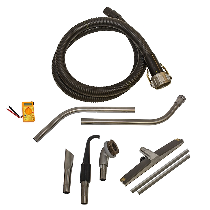 Ø38 mm statisk afledende værktøjssæt – rør, slange og mundstykker til Tiger-Vac EXP-serien.