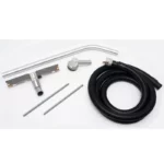 Antistatisk Ø50 mm tilbehørssæt: slange, gulvmundstykke, rør og detailbørste.