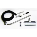 Komplet Ø50 mm statisk dissipativt tilbehørssæt til Tiger-Vac CD-55L med sugeslange, rør, gulvdyse og specialmundstykker.