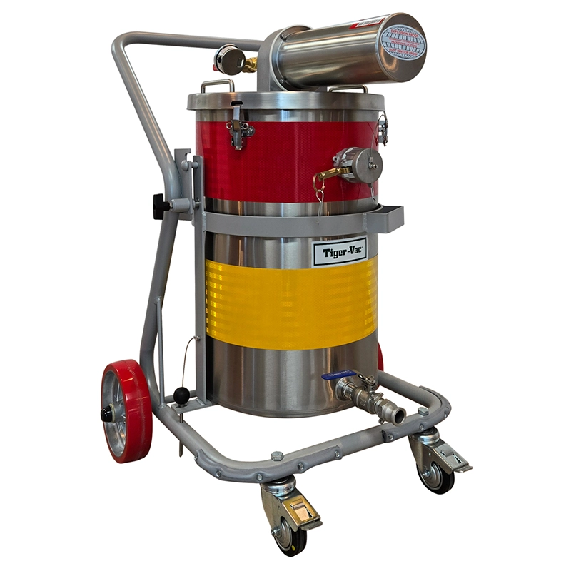 SS-25 (TC) TE 2GD – pneumatisk ATEX-støvsuger til væskeopsamling – 25 gallon, ESD-sikker