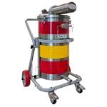 SS-15 (TC) TE 2GD – pneumatisk eksplosionssikker støvsuger til Zone 1 og 21 – 15 gallon, rustfri AISI 304.